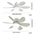 LED 40W/30W Ceiling Fan Light E26/27 Socket Fan with Remote Timing Dimming Function Suitable for Living Room Kitchen Bedroom. 