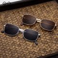 High-end Men's Sunglasses Gentleman Square Sunglasses for Men Black Brown. 