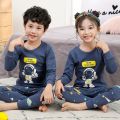 Boys Girls Pajamas Autumn Winter Long Sleeve Children's Clothing Sleepwear Cotton Pyjamas Sets for Kids 2 4 6 8 10 12 Years. 