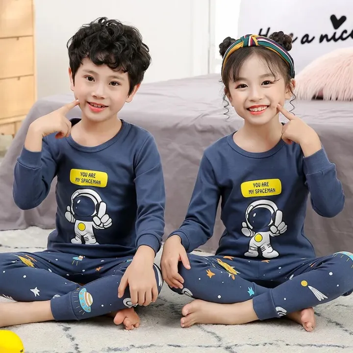Boys%20Girls%20Pajamas%20Autumn%20Winter%20Long%20Sleeve%20Children's%20Clothing%20Sleepwear%20Cotton%20Pyjamas%20Sets%20for%20Kids%202%204%206%208%2010%2012%20Years%20-%20Image%202