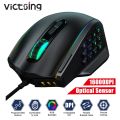 VicTsing PC306 USB wired RGB Gaming Mouse 16000 DPI 20 ons programmable game Optical mice backlight  PC Mouse computer. 