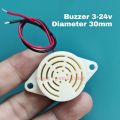 SFM-27 3-24V Piezo Active Buzzer  Alarm Continuous Tone 2 Wire. 