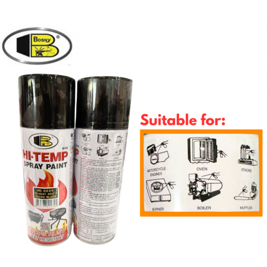 Gloss%20Black%20BOSNY%20Spray%20Paint%20400ml%20Hi-Temp%201200%C2%B0F%20Heat%20Resistant%20for%20Metal,%20Engine%20-%20Image%202