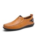 Italian Men Casual Shoes Summer Leather Men Loafers Moccasins Slip on Men's Flats Breathable Male Driving Shoes Ztos.