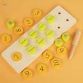 Early Learning Math Toy, Math Peg Board, Number Learning, Teaching Peg Number Boards, Counting Peg Board for Game Props Activity. 
