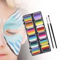 Face Paint Palette Makeup Kit Professional with 12 Water based Paints Face Painting Set Washable. 
