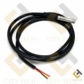 3 Wire DS18B20 Waterproof Digital Temperature Temp Sensor Probe 1M Stainless Steel Package Waterproof DS18B20 Temperature Sensor Probe For Arduino Raspberry Pi.