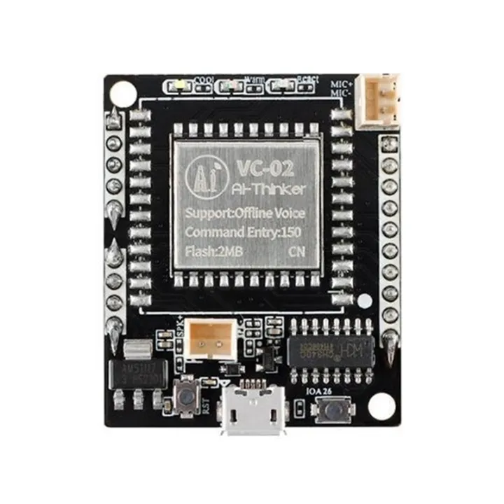 2Pcs%20-02-Kit%20AI%20Intelligent%20Pure%20Offline%20Voice%20Development%20Board%20VC02%20Offline%20Recognition%20Speech%20Control%20Module%20-%20Image%203