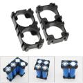 Battery Holder, 18650 Li-ion Battery Stand Cylindrical Cell Battery Storage Case Box Holder Pack Bracket for DIY Fixed Battery 6 Ps.