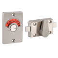 Door Lock Indicator Stainless Steel Smooth Surface Wear-Resistant Durable Latch Indicating for Shopping Malls Public Toilets. 
