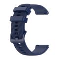 For Garmin Vivomove Style 20mm Carbon Fiber Striped Silicone Watch Band. 