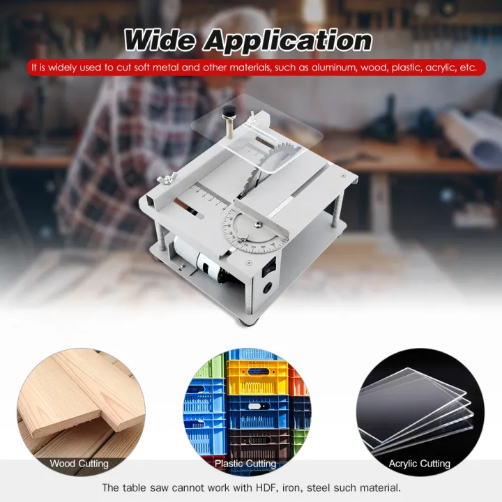 KOGEEK%20150W%20Multi-Functional%20Table%20Saw%20Mini%20Desktop%20Saw%20Cutter%20Electric%20Cutting%20Machine%20with%20Saw%20Blade%20Adjustable-Speed%20Angle%20Adjustment%2040MM%20Cutting%20Depth%20for%20Wood%20Plastic%20Acrylic%20Cutting%20-%20Image%202