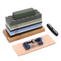 KOGEEK 400#/1000# 3000#/8000# Premium Whetstone Cut Sharpening Stone Set Sharpener for All Blade Non Slip Base Cutter Sharpener. 