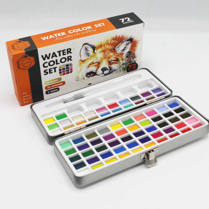 KeepSmiling Watercolor Set Of 72