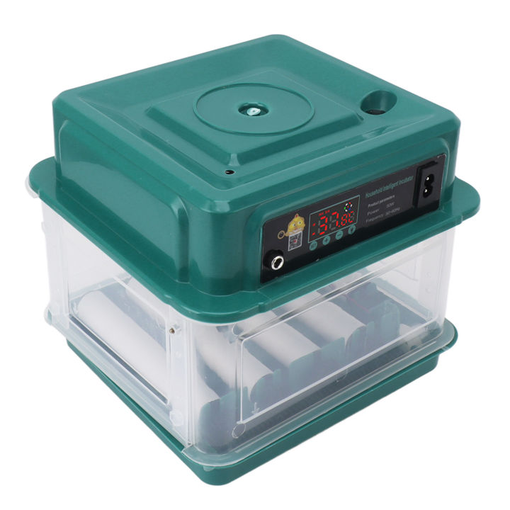 Egg Incubators Automatic Adjustable Tray Incubator Household Egg Turner for Hatching EU Plug 220V 12 Eggs