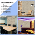 12 Piece Hexagonal Acoustic Panel Sound-Absorbing Panels 12x10x 0.4Inch, Stylish Acoustic Walls for Home and Office (Light Camel Color). 