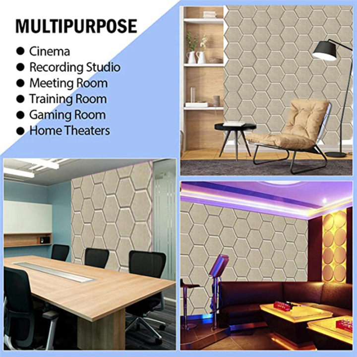 12%20Piece%20Hexagonal%20Acoustic%20Panel%20Sound-Absorbing%20Panels%2012x10x%200.4Inch,%20Stylish%20Acoustic%20Walls%20for%20Home%20and%20Office%20(Light%20Camel%20Color)%20-%20Image%203