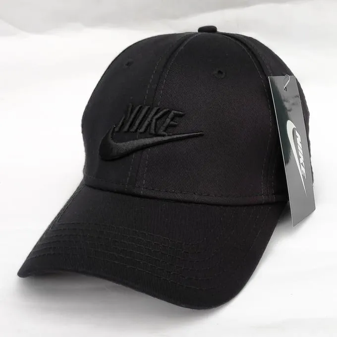 Full%20Black%20Logo%20Embroidery%20Curved%20Baseball%20Cap%20For%20Men%20-%20Image%203
