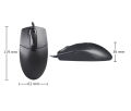 A4 Tech OP-730D 1 Year official warranty 2X Click Optical Wired Mouse. 