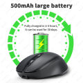 【Upgrade Your Style】 Aieach Rechargeable Mouse Silent COMPUT MOUS USB Ergonomic Gamer Mouse For Computer.