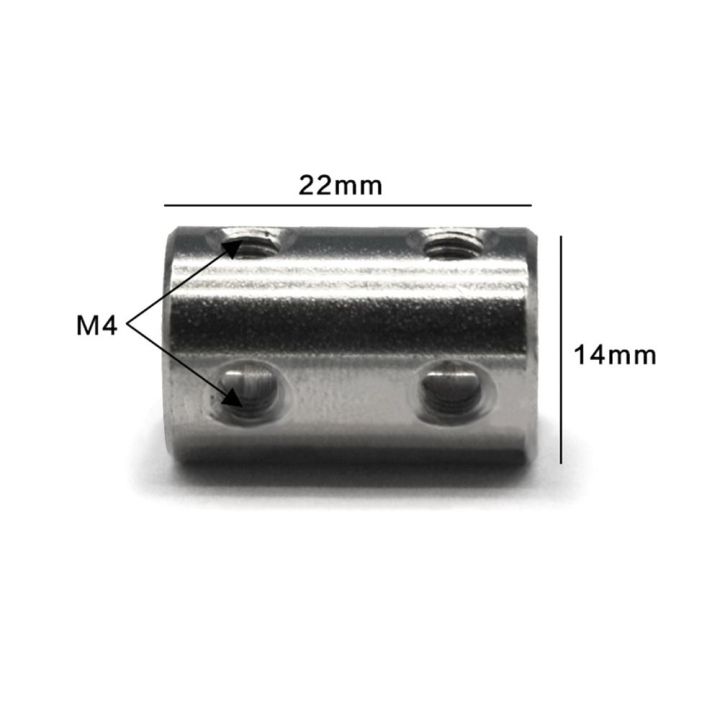4/5/6/8/10mm%20CNC%20Motor%204mm%20To%208mm%20Steel%20Rigid%20Transmission%20Connector%20Jaw%20Shaft%20Coupler%20Shaft%20Coupling%20-%20Image%202