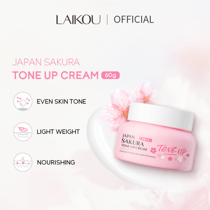 (NEW)Japan Sakura Tone Up Cream Conceal Blemishes Brightening 30g/60g