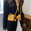 Female Small Bag Lipstick Bag For Women Earphone Bag Handbags PU Leather Bags Cheese Shaped Bags Mini Bags. 