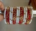 Handmade Full stone work Kundon-Churi Bangles Set churi-bracelate.
