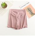 Pregnant women's pants summer thin cotton anti-glare bottoming shorts outer wear pregnant women's belly pants summer P04009. 