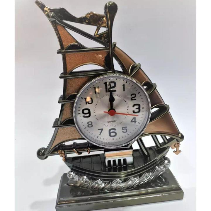 Ship Table Clock Showpiece - Wall Clock