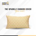 Premium Cushion Cover, Gold Sparkle, (20"x12") Only Cover, 1 Pcs.