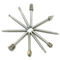 10 Types Milling Rotary File Burrs Bit Set For Wood Carving Rasps Router Grinding Head Bits (10 Pieces). 