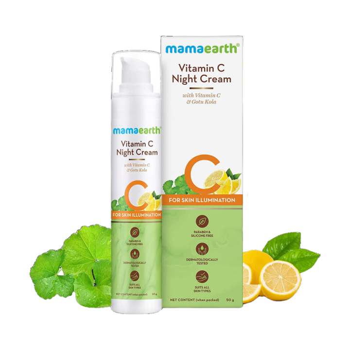 Mamaearth Vitamin C Night Cream - 50g