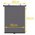 2Pcs 40X45CM Sun Protection Retractable Car Sun Shade Side Sunproof. 