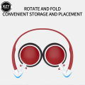 Subwoofer Wired Gaming Headset Hifi Sound Quality Foldable Portable 3.5mm Plug Headphones For Pc Game Host All Smartphones. 