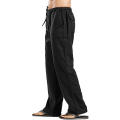 Cotton Linen Pants
Straight Wide Leg Pants
Elastic Waists Trousers
Loose Long Pants
Men's Trousers. 