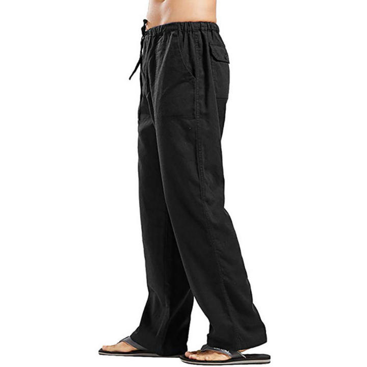 Cotton%20Linen%20Pants%0AStraight%20Wide%20Leg%20Pants%0AElastic%20Waists%20Trousers%0ALoose%20Long%20Pants%0AMen's%20Trousers%20-%20Image%207