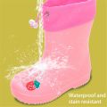 Lightweight Rubber Non-Slip Rain Boots Kids High Quality Waterproof Rain Shoes Baby Boys Girls Water Shoes Children Rainboots.