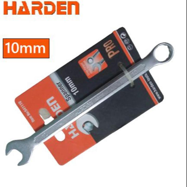 Harden 10mm Combination Spanner Wrench Spanner Fixed Flat Torque Head 541110