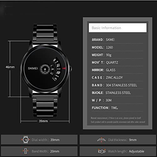 SKMEI%201260%20Black%20Stainless%20Steel%20Analog%20Watch%20For%20Men%20-%20Black%20-%20Image%204