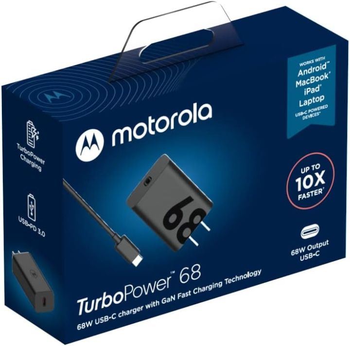 Motorola%2068W%20USB-C%20Charger%20with%20GanFast%20Technology%20Motorola%20Universal%20Charger%20PD%20Motorola%20Turbo-Power%2068W%20USB-C%20Wall%20Charger%20-%20Image%204