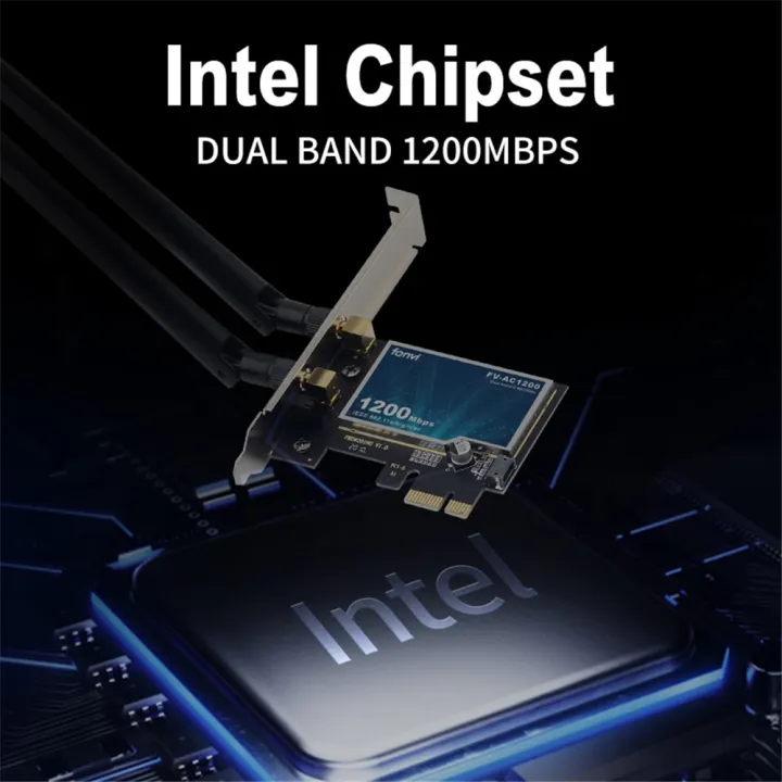 Fenvi%20WiFi5%20AC1200%20PCIE%20WiFi%20Adapter%20BT4.0%201200Mbps%20WiFi%20Card%20Dual%20Band%20802.11ac%20Networking%20Upgrade%20for%20Win%207/10/11%20Desktop%20PC%20-%20Image%202