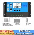Solar Charge Controller 12V 24V Dual USB Function Auto Output Regulator PV Home Battery Charger LCD Display Digital PWM Charge Controller 10A 20A Charging and Output. 