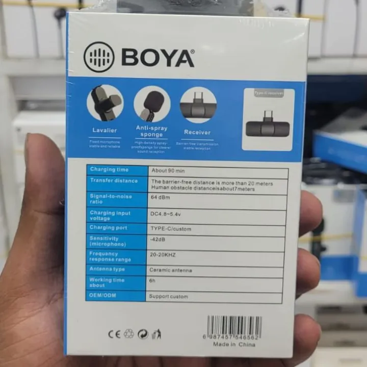 BOYA%20BY-MW3%20Wireless%20Lavalier%20Microphone%20for%20iPhone%20iPad%208-Hour%20Battery%2065ft%20Range%20-%20Image%203