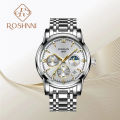 Roshnni BINBOND Luxury Men Fashion Watch Men Waterproof Week Date Clock Sport Watch Men Quartz Wristwatch Relogio Masculino B2521.