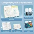 New 2 in1 Multi-function Bookhelf Pencil Cae / Pupil Correct Poture Gift Reading Book Holder  Double-layer Large-capacity tationery Cae / Adjutable Pen Box Writable Eraable. 