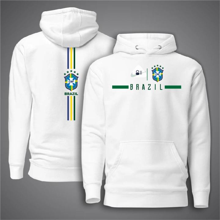 Brazil Football Hodi For Man - Brazil Premium Sports Hoodies For Man - Brazil Hoodie