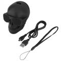 Portable Mini Skull Head Speaker Wireless Bluetooth Stereo Speaker HD Bass Speaker.