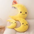 25cm New Sky Style Funny Smile Moon Soft Plush Toy Baby Cute Throw Pillow Comfort Dolls Home Decor Xmas Gift Kids. 