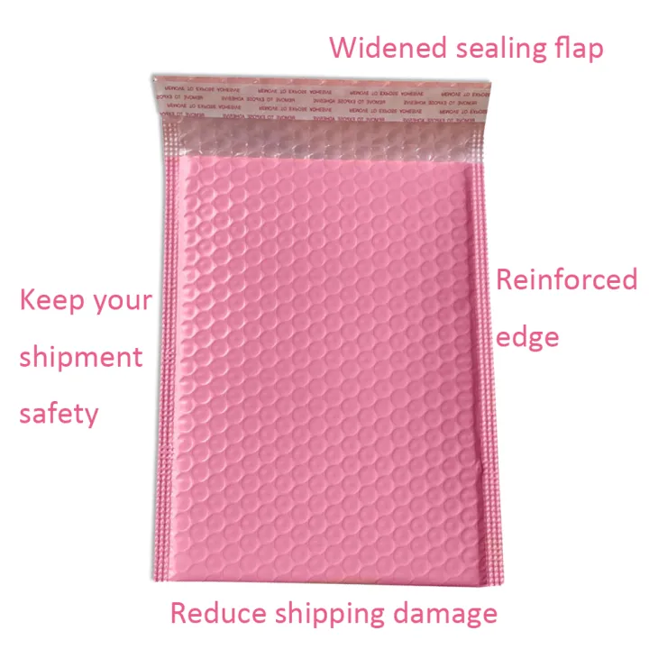 PolyMailer%20Self%20Seal%20Mailing%20Bags%20Padded%20Envelopes%20Lined%20Mailer%20Shipping%20Envelopes%20Parcel%2010Pcs%20Bubble%20Envelope%20Bag%20Pink%20-%20Image%204